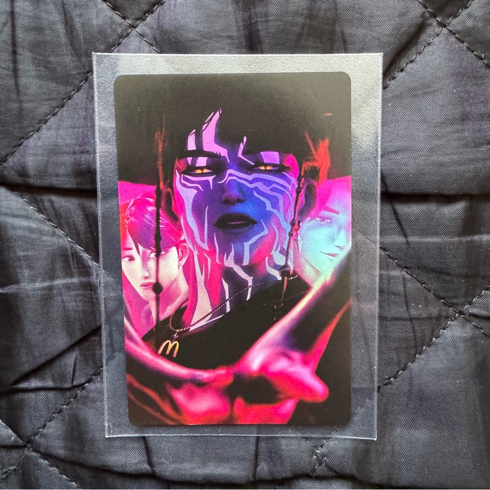 KPOP DEMON HUNTERS MCDONALDS Photocard
